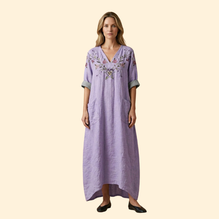 Women’s Maxi Dress with Front Pockets