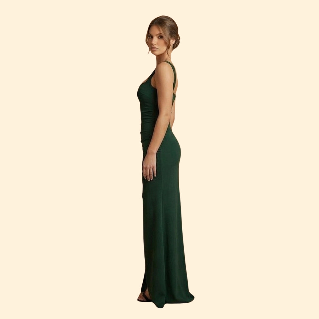 Women's Maxi Dress with High Side Slit