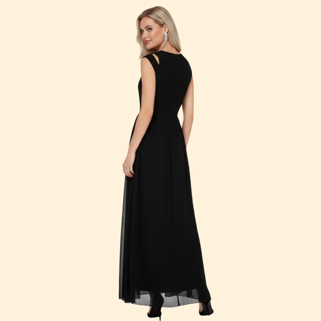 Women’s Maxi Dress with Keyhole Detail
