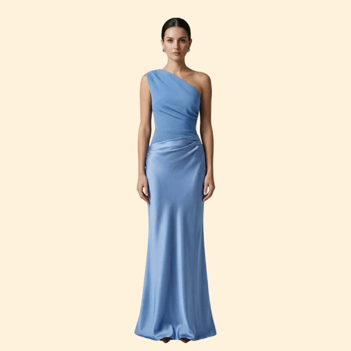 Women’s Maxi Dress with One-Shoulder Design