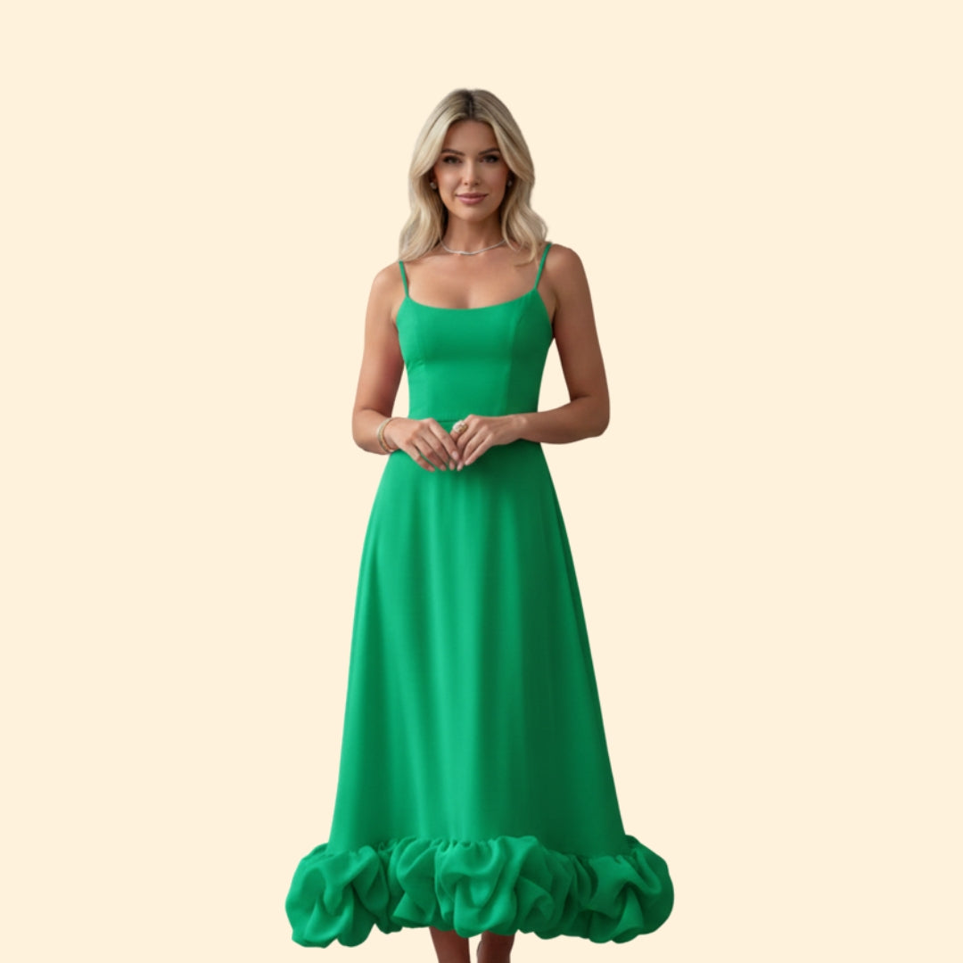Women’s Maxi Dress with Ruffled Hem