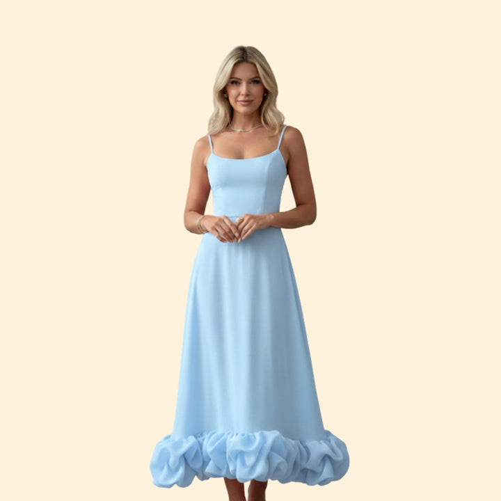 Women’s Maxi Dress with Ruffled Hem