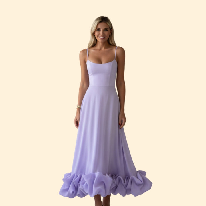 Women’s Maxi Dress with Ruffled Hem