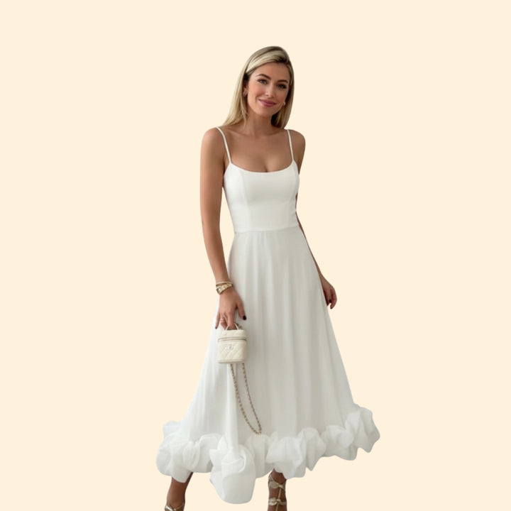Women’s Maxi Dress with Ruffled Hem
