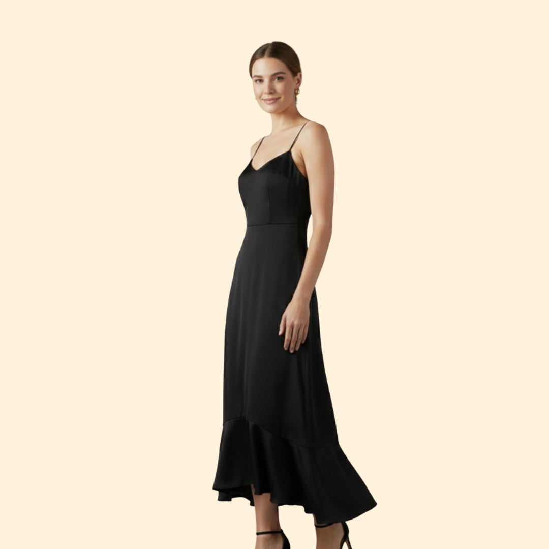 Women’s Maxi Dress with Ruffled Hem