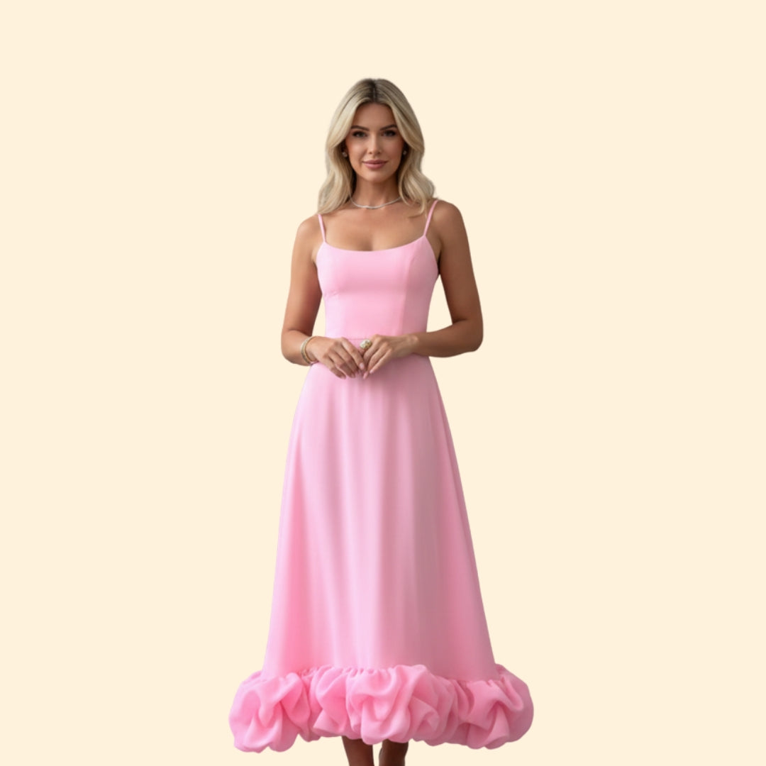 Women’s Maxi Dress with Ruffled Hem