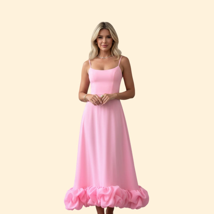 Women’s Maxi Dress with Ruffled Hem