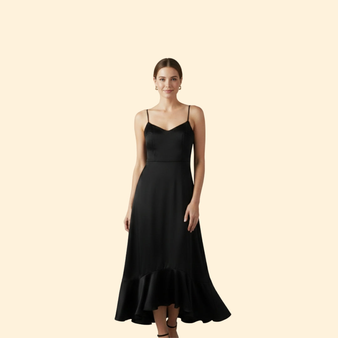 Women’s Maxi Dress with Ruffled Hem