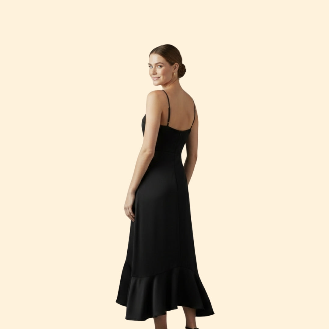 Women’s Maxi Dress with Ruffled Hem