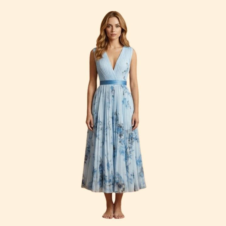 Women's Maxi Dress with Side Pockets