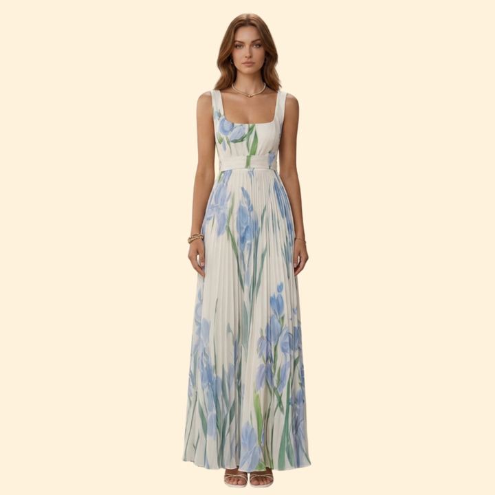Women’s Maxi Dress with Square Neckline