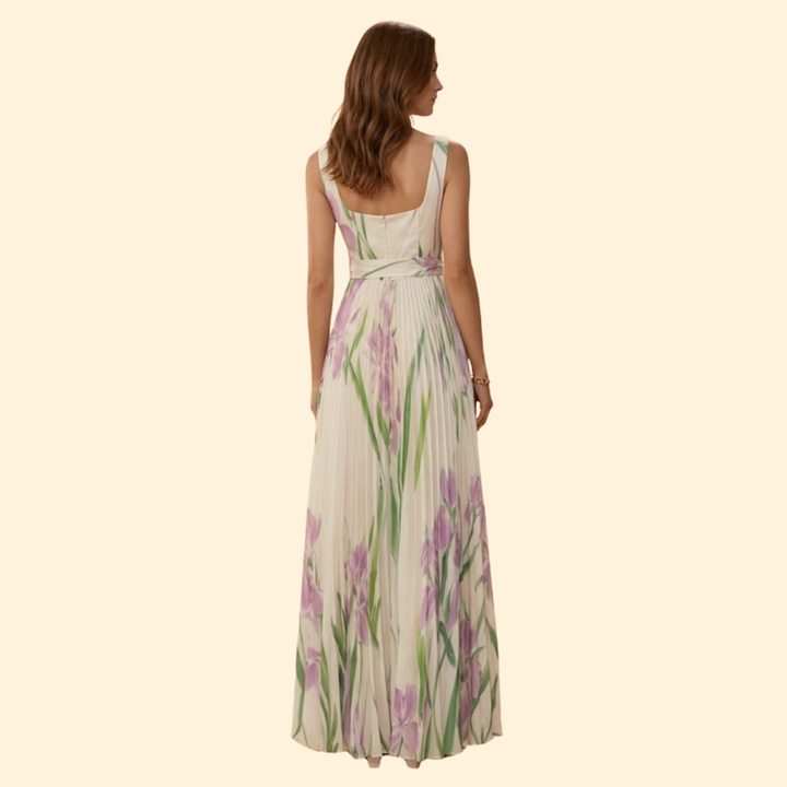 Women’s Maxi Dress with Square Neckline