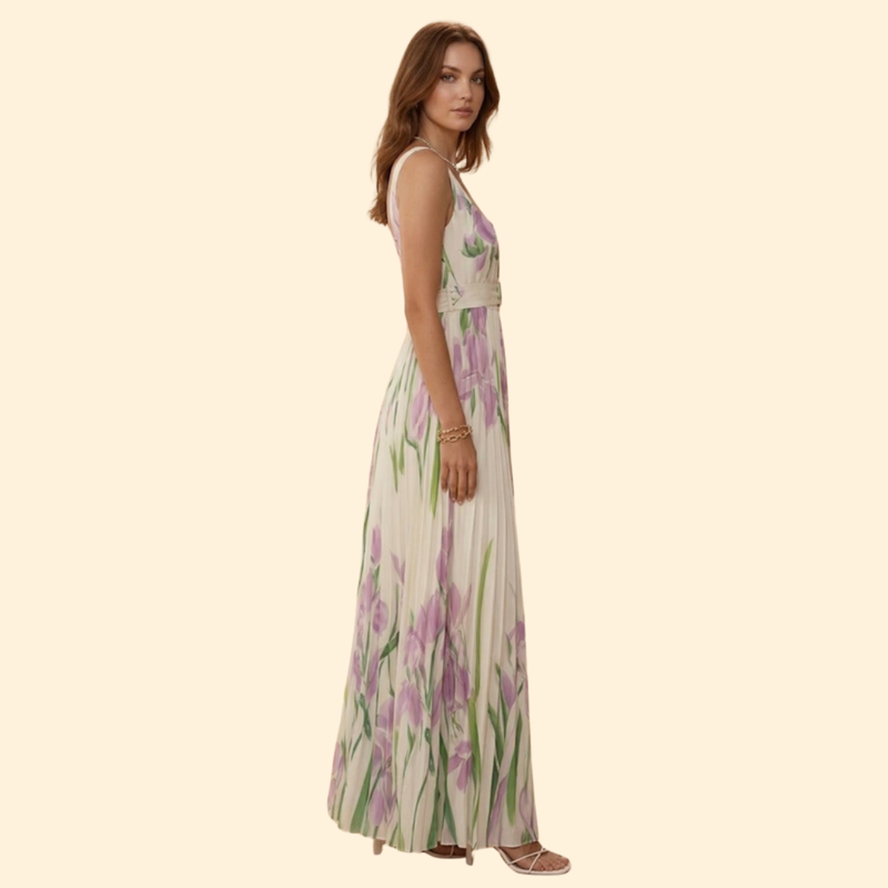 Women’s Maxi Dress with Square Neckline