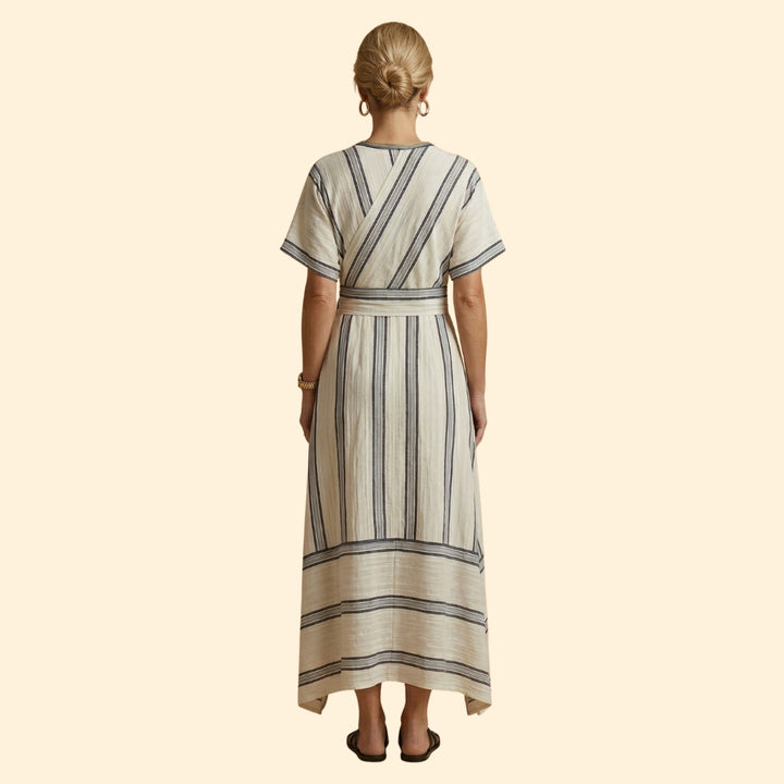Women’s Maxi Dress with Striped Print