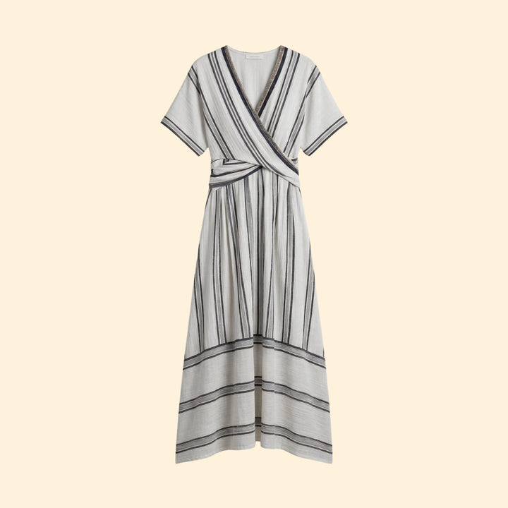 Women’s Maxi Dress with Striped Print