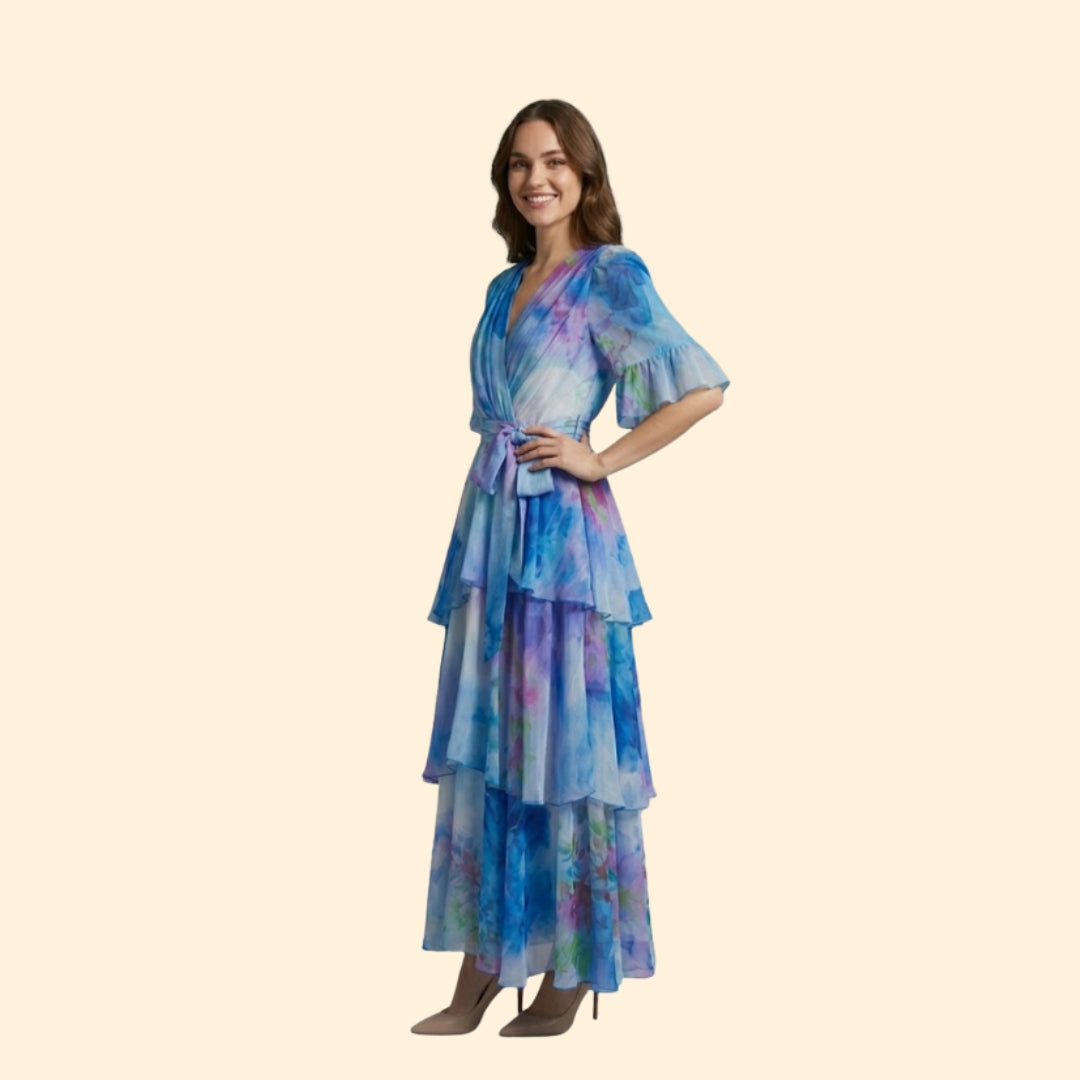 Women’s Maxi Dress with Tiered Skirt