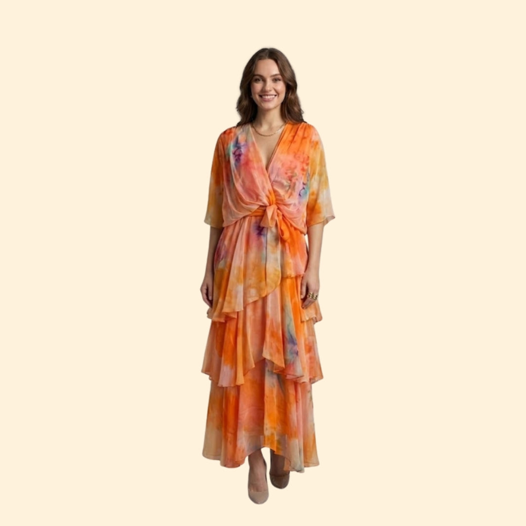 Women’s Maxi Dress with Tiered Skirt