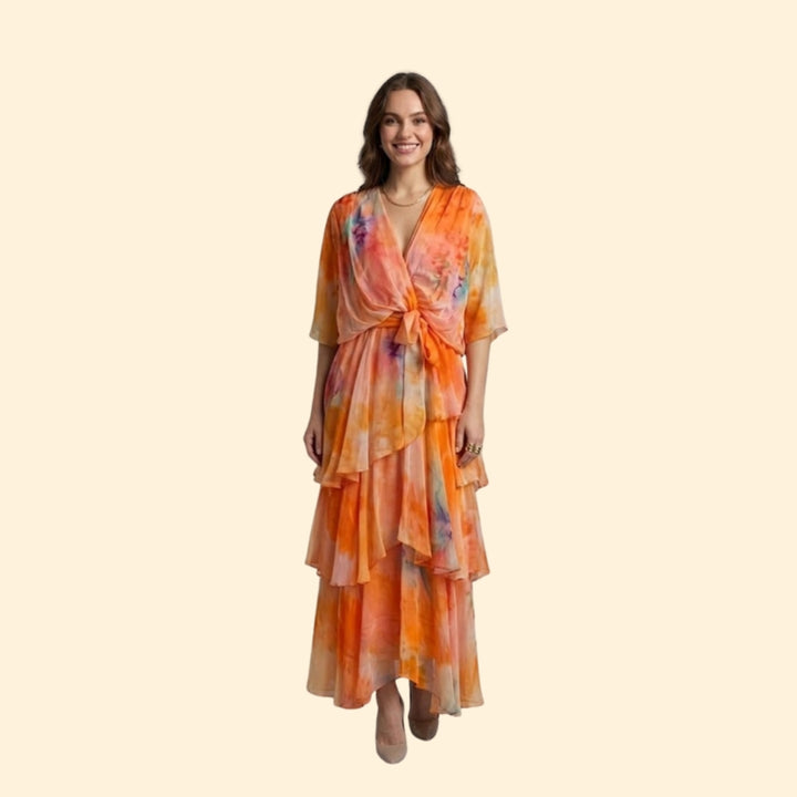 Women’s Maxi Dress with Tiered Skirt