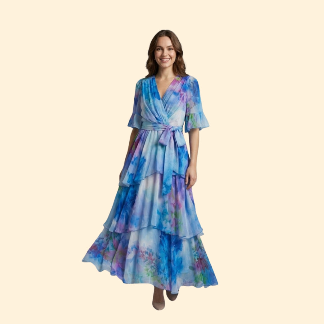 Women’s Maxi Dress with Tiered Skirt