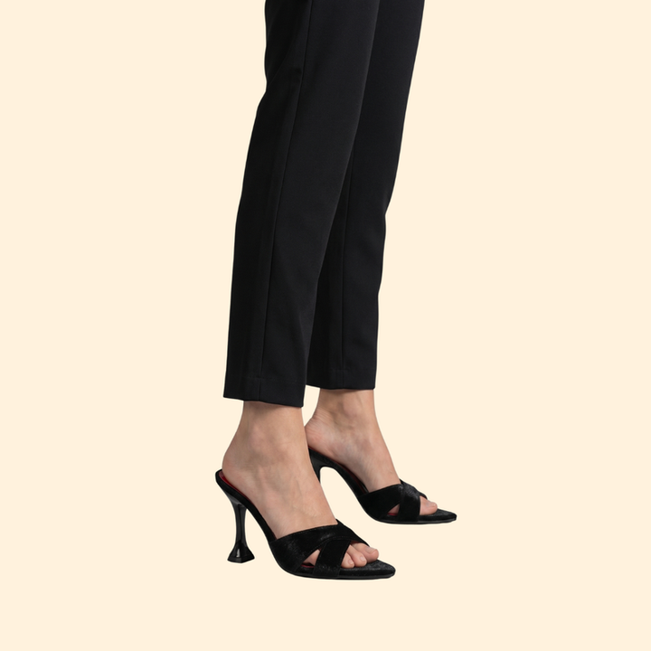 Women's Metallic Sandals with Stiletto