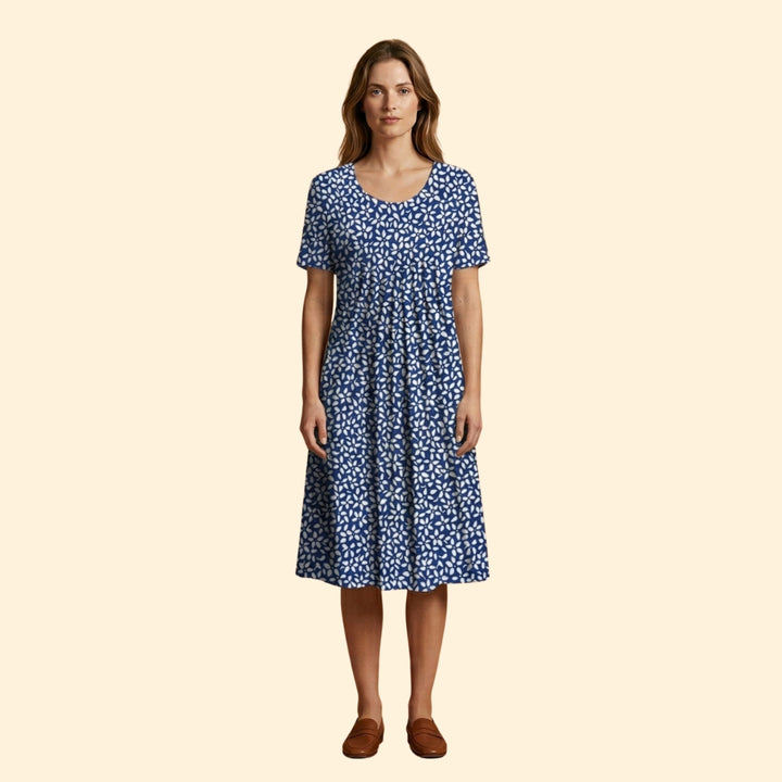 Women's Midi Dress with Floral Print