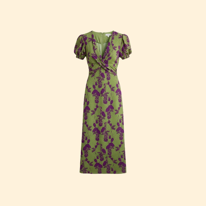 Women’s Midi Dress with Floral Print