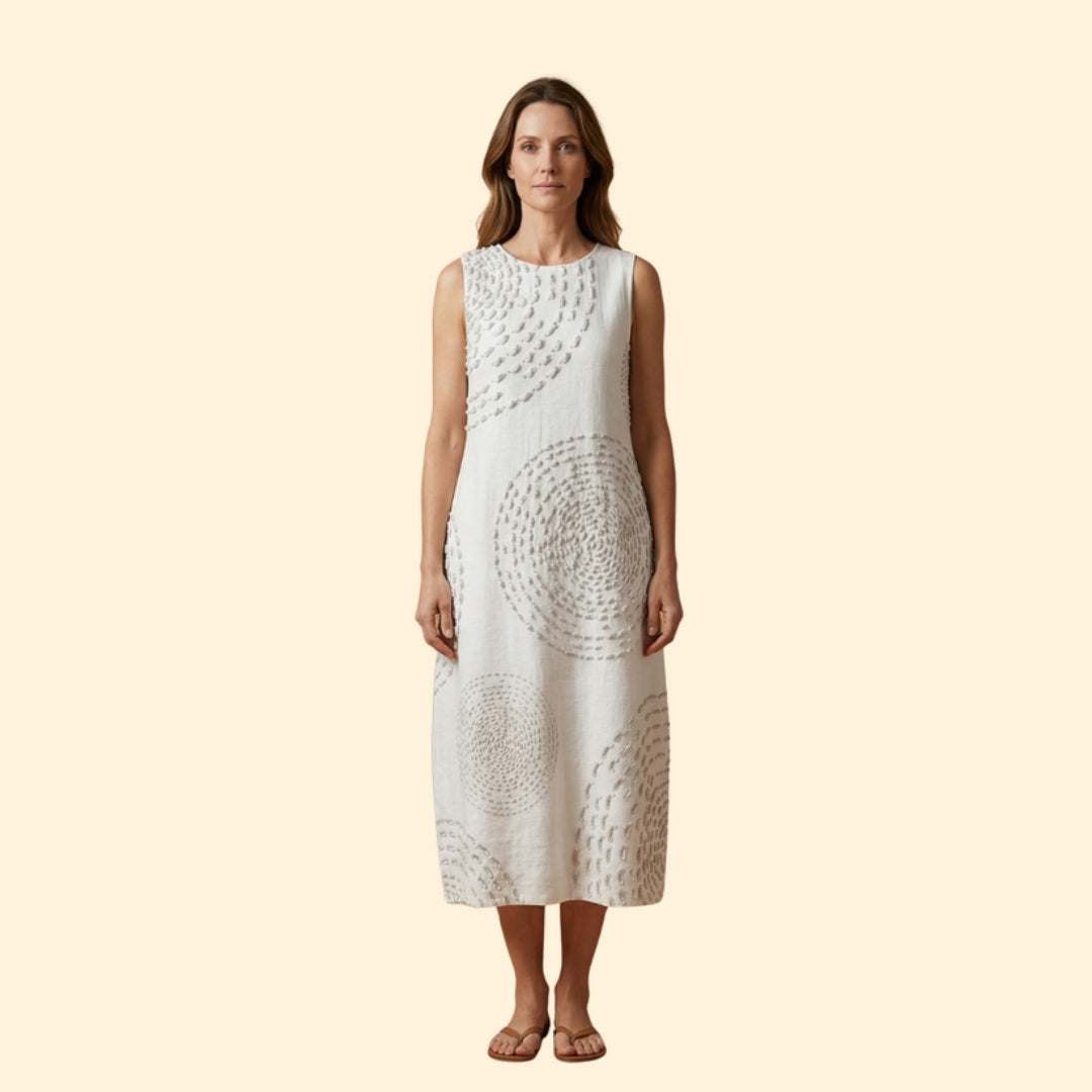 Women’s Midi Dress with Pattern