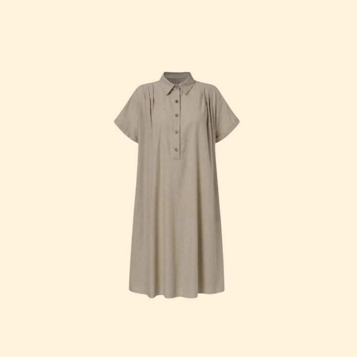 Women’s Midi Dress with Short Sleeves