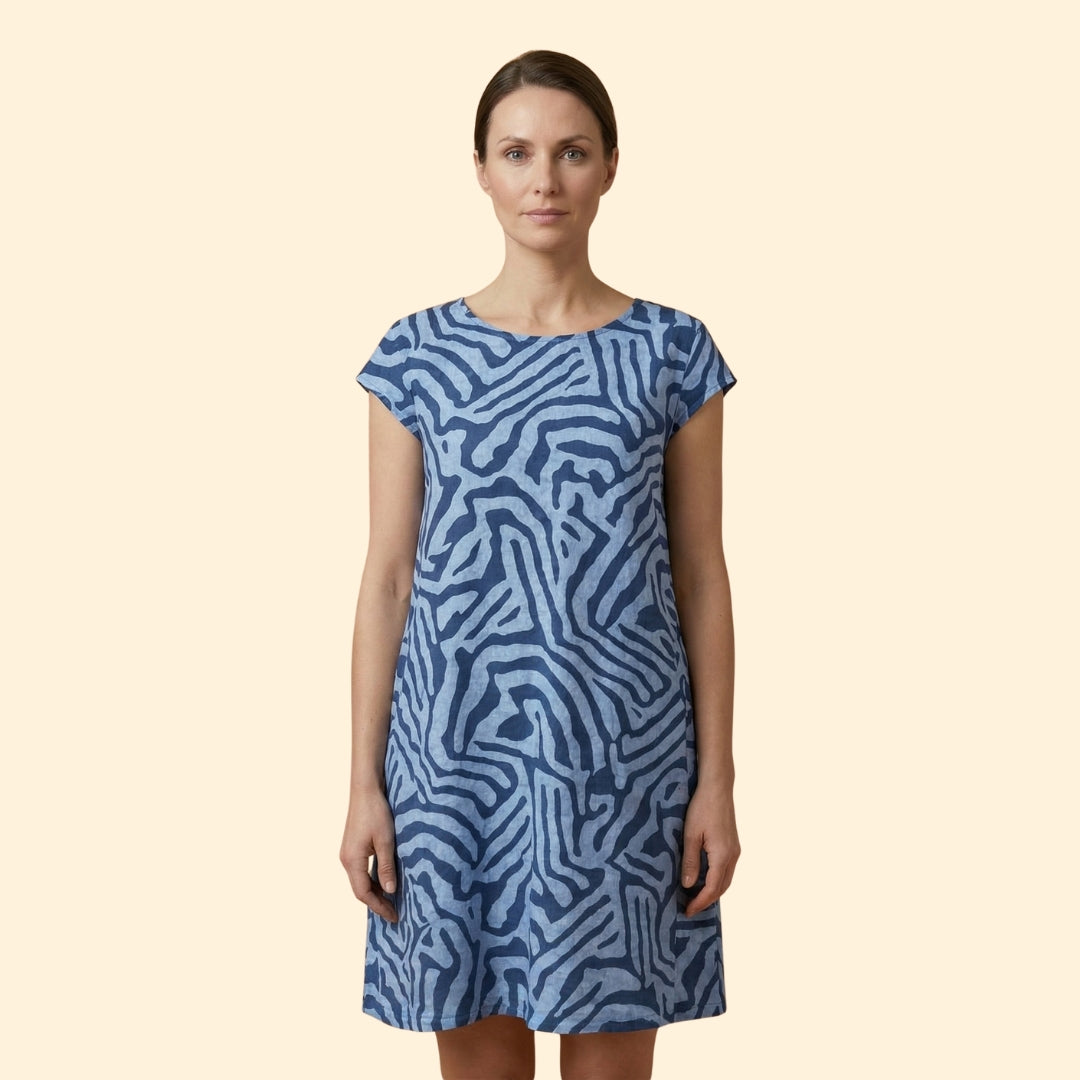Women’s Midi Dress with Side Pockets