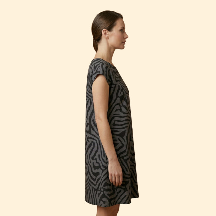 Women’s Midi Dress with Side Pockets