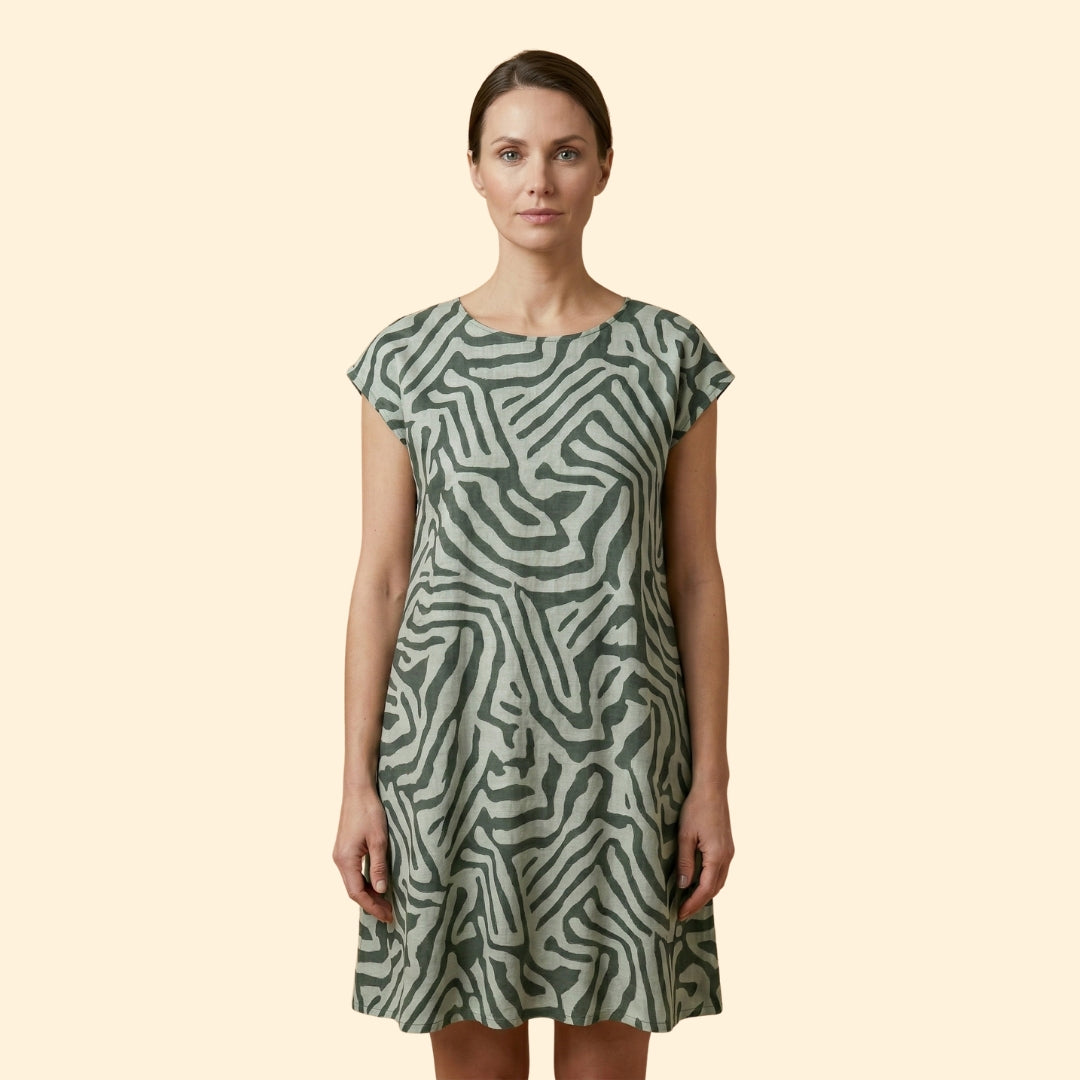 Women’s Midi Dress with Side Pockets