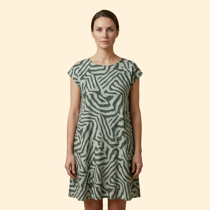 Women’s Midi Dress with Side Pockets
