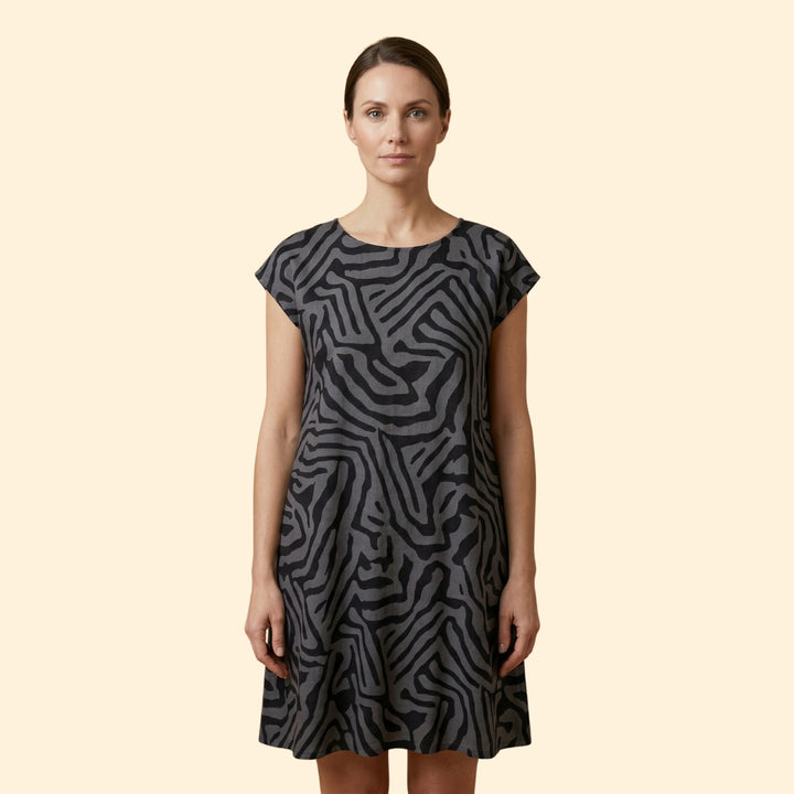 Women’s Midi Dress with Side Pockets
