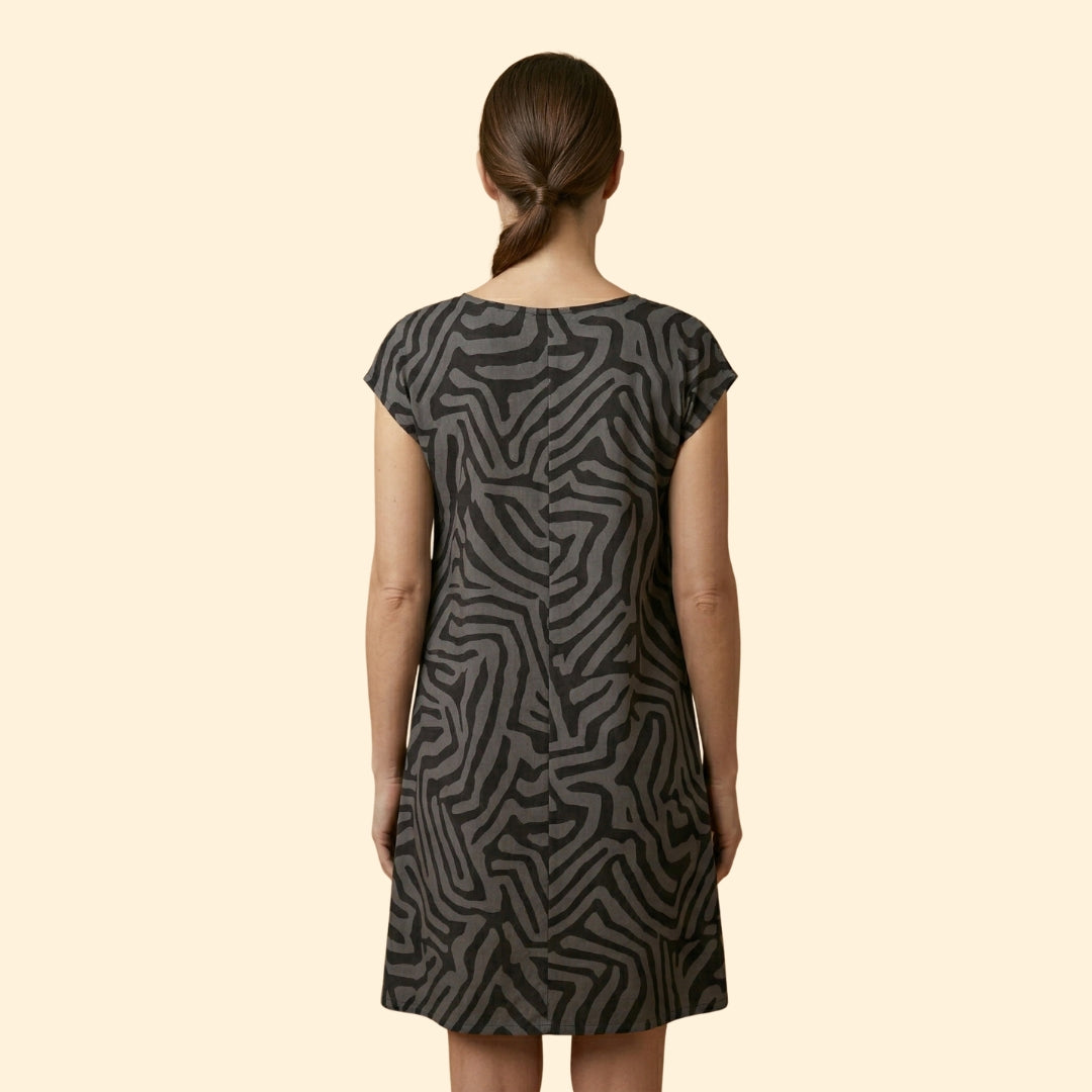 Women’s Midi Dress with Side Pockets