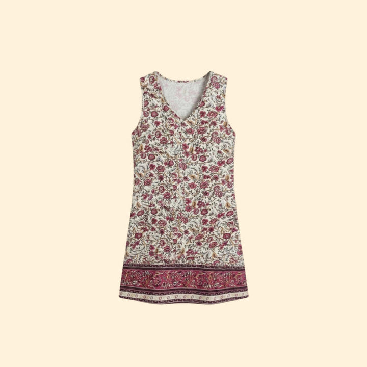 Women’s Mini Dress with Printed Pattern