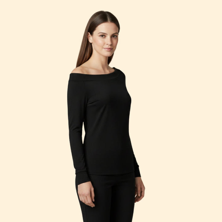 Women’s Off-Shoulder Blouse with Long Sleeves