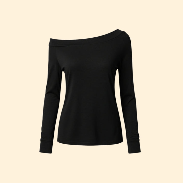 Women’s Off-Shoulder Blouse with Long Sleeves