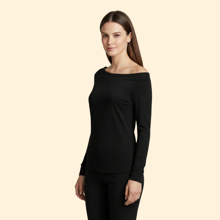 Women’s Off-Shoulder Blouse with Long Sleeves