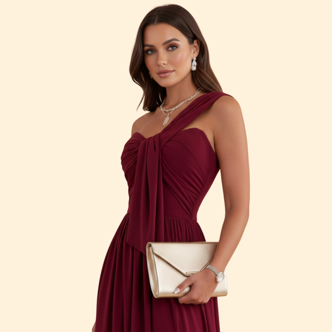 Women's One-Shoulder Formal Dress