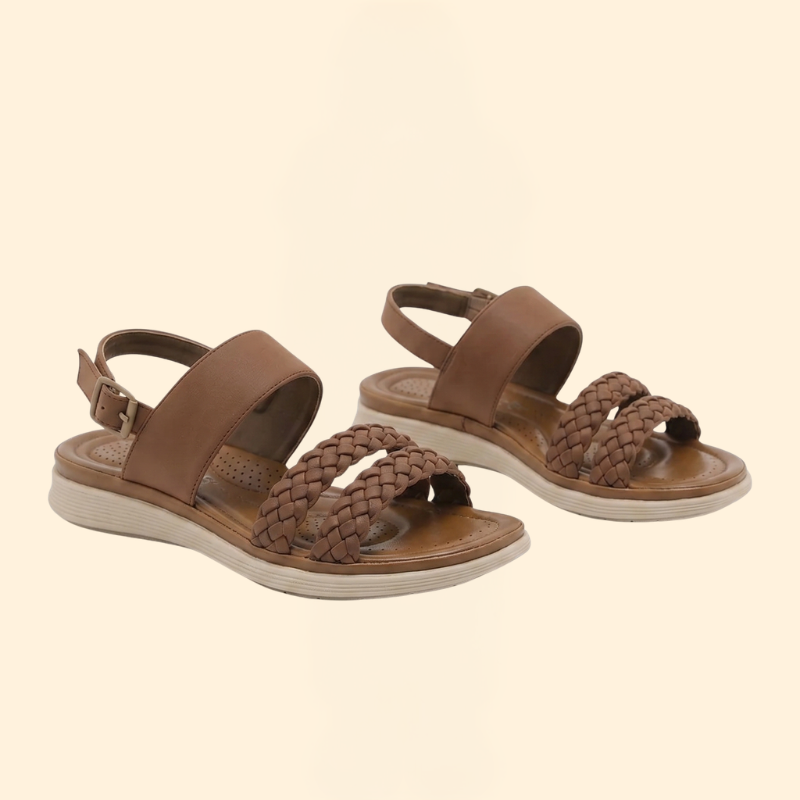 Women’s Open Toe Sandals with Buckle Strap