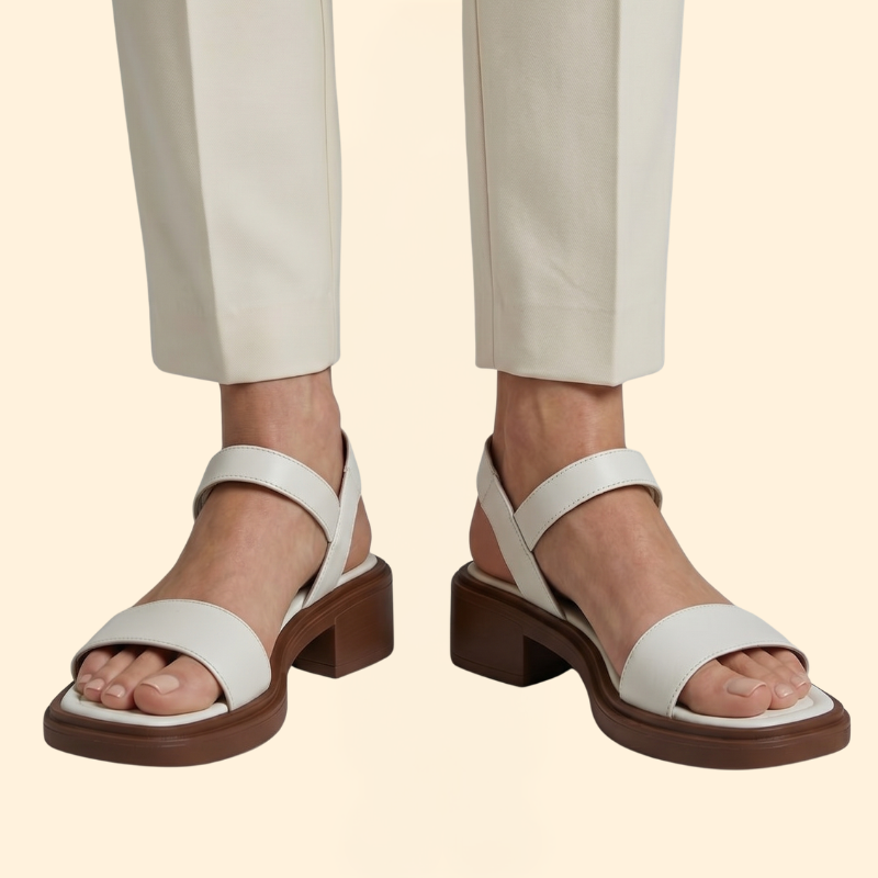 Women's Open Toe Sandals with Low Heel