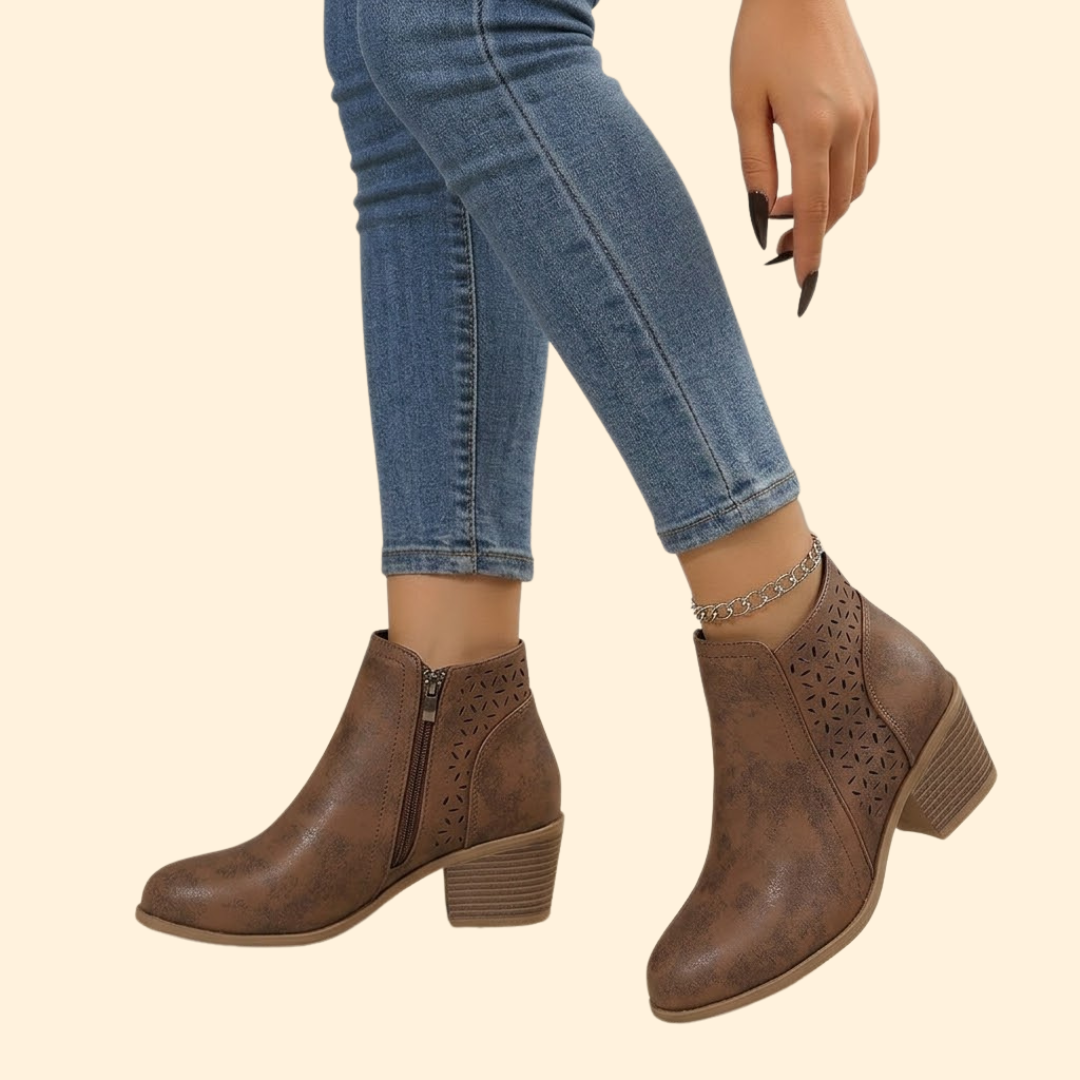 Women's Orthopedic Boots with Detailing
