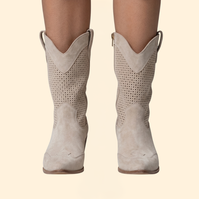Women's Orthopedic Boots with Perforations