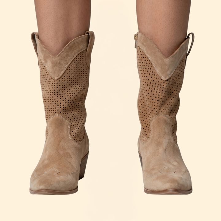 Women's Orthopedic Boots with Perforations