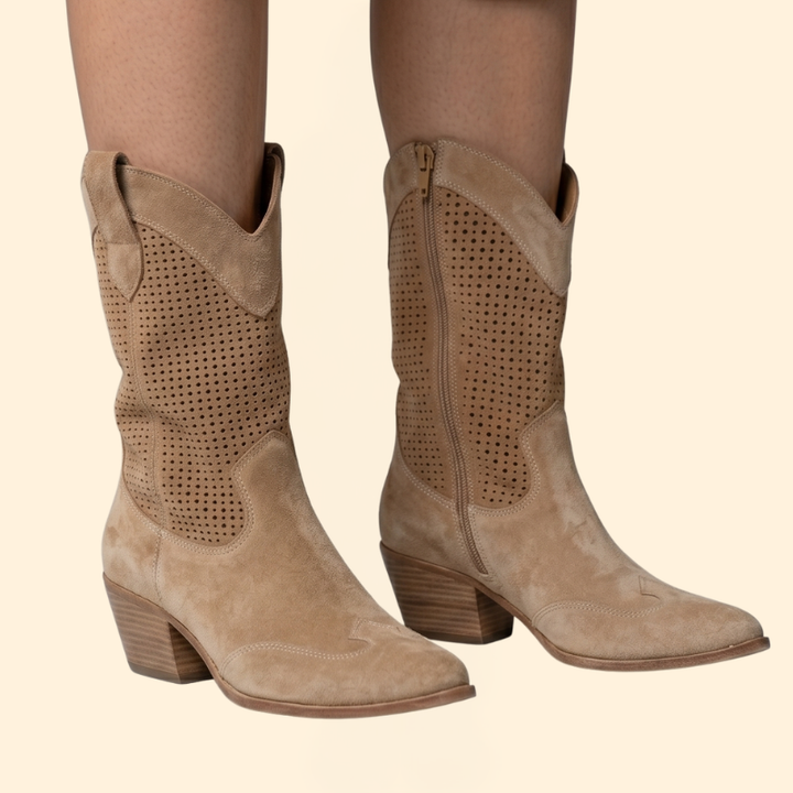 Women's Orthopedic Boots with Perforations