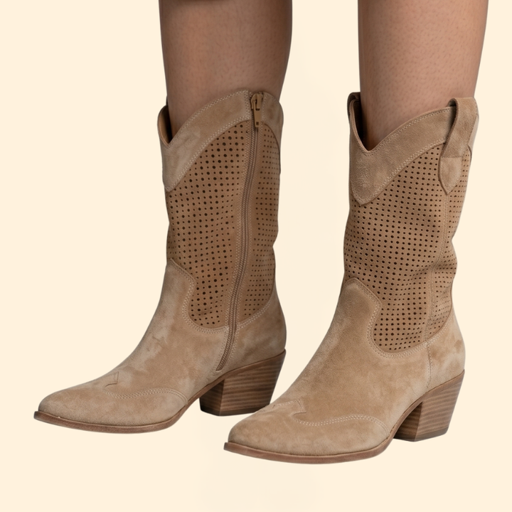 Women's Orthopedic Boots with Perforations