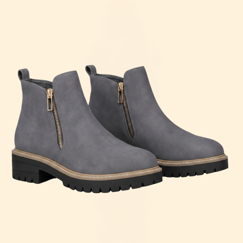 Women's Orthopedic Boots with Side Zipper