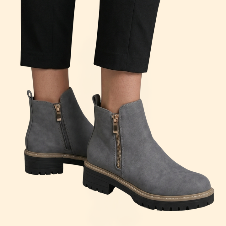 Women's Orthopedic Boots with Side Zipper