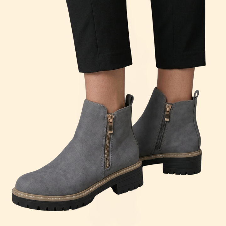 Women's Orthopedic Boots with Side Zipper