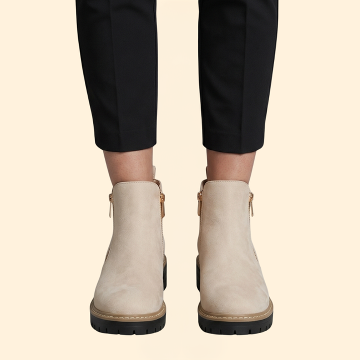Women's Orthopedic Boots with Side Zipper